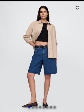 NWT! GAP CLASSIC 5 pocket Blue Denim Shorts / Jorts